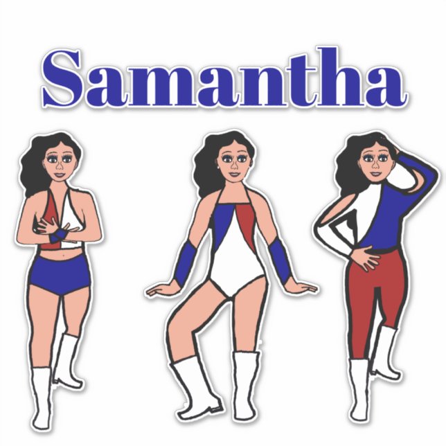 Pegatina Tri Style Dancer RWB  #2 Sticker (Anverso)