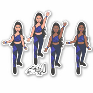 Pegatina Triangle Spark Blue Navy