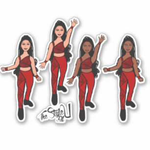 Pegatina Triangle Spark Double Ruby