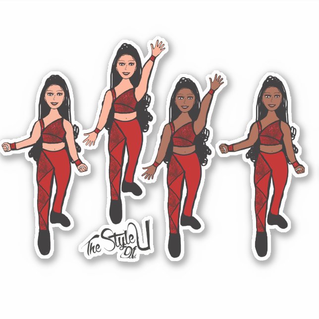 Pegatina Triangle Spark Double Ruby (Anverso)