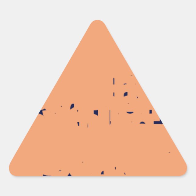 Pegatina Triangular 5556 arte abstracto (Anverso)