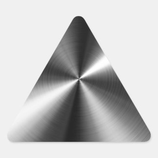 Pegatina Triangular Acero inoxidable