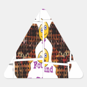 Pegatina Triangular África es donde encontré amor