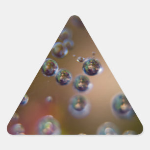 Pegatina Triangular Agua en Movimiento