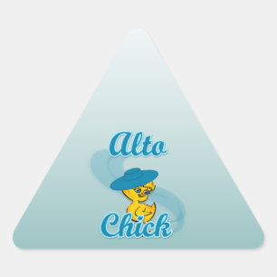 Pegatina Triangular Alto Chick #3
