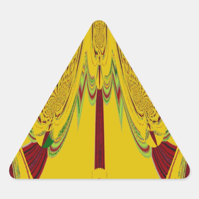 Pegatina Triangular Amarillo (Anverso)