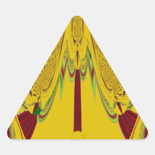 Pegatina Triangular Amarillo
