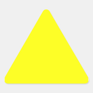 Pegatina Triangular Amarillo arcoiris