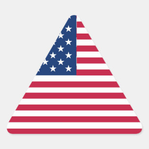 Pegatina Triangular American Flag Pride Design-76353
