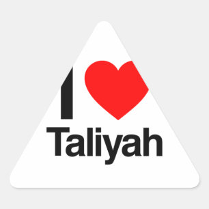 Pegatina Triangular amo el taliyah
