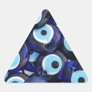 Pegatina Triangular Amulets de protección de ojos malvados