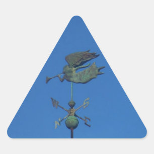 Pegatina Triangular Angel Weather Vane