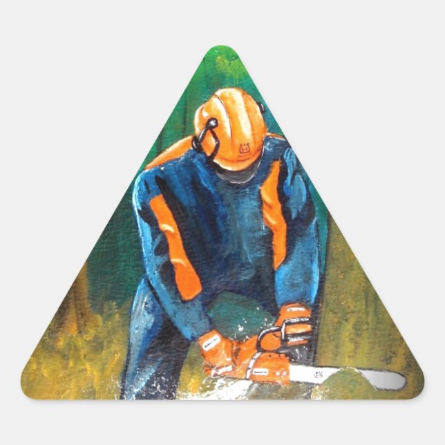 Pegatina Triangular Árbitro cirujano Forester (Anverso)