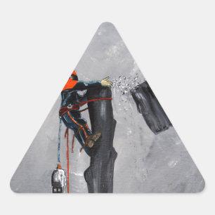 Pegatina Triangular Árbitro de cirujano