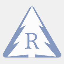 Árbol blanco monograma personalizado sobre Navidad