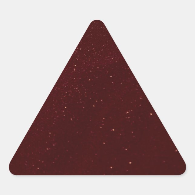 Pegatina Triangular Arena Granate (Anverso)