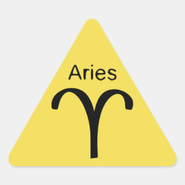 Pegatina Triangular Aries