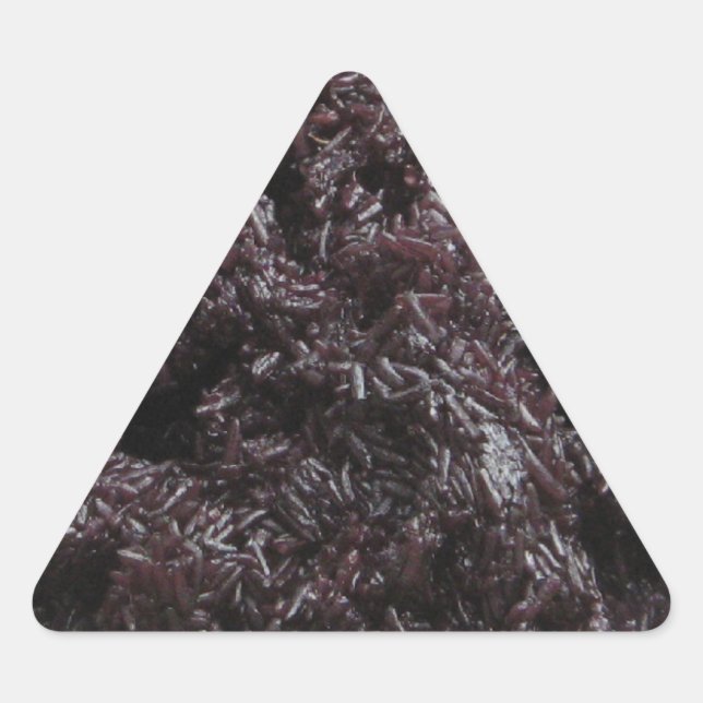 Pegatina Triangular Arroz pegajoso negro lao tailandés [presa Khao Nia (Anverso)