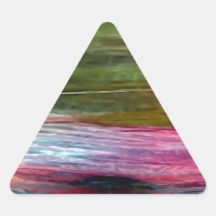 Pegatina Triangular Arte accidental