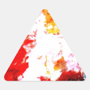 Pegatina Triangular Arte de resumen creativo