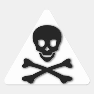 Pegatina Triangular asustadizo