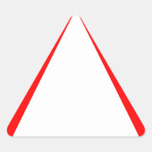 Aviso rojo en blanco genérico