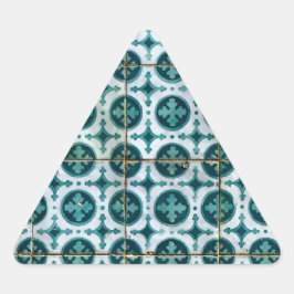 Pegatina Triangular Azulejos, Portuguese Tiles