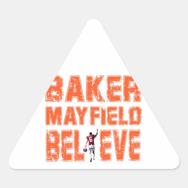 Pegatina Triangular Baker Mayfield Essential Cool T-shirt  Essential  (Anverso)