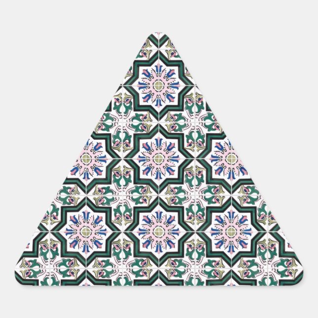 Pegatina Triangular Baldosas cerámicas (Anverso)