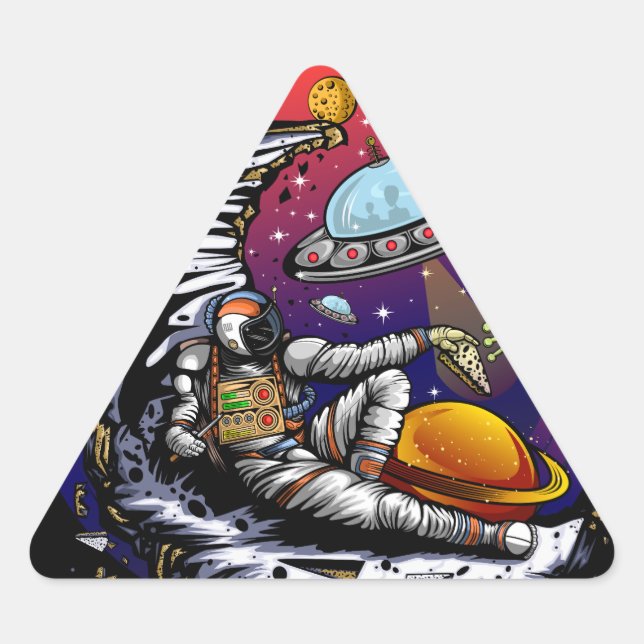 Pegatina Triangular Balón (Anverso)