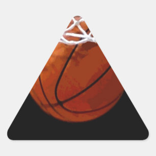 Pegatina Triangular Baloncesto