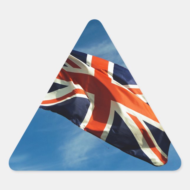 Pegatina Triangular Bandera de la Unión (Anverso)