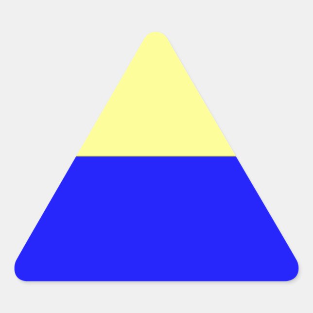 Pegatina Triangular Bandera de Zandvoort (Anverso)