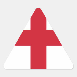 Pegatina Triangular Bandera inglesa