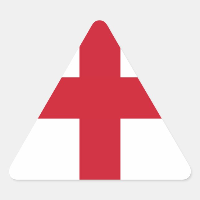 Pegatina Triangular Bandera inglesa (Anverso)