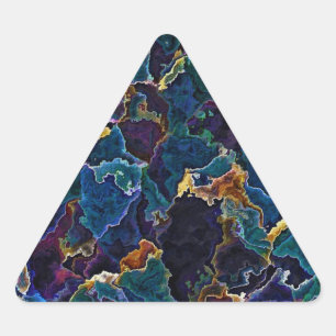 Pegatina Triangular Barrido de petróleo