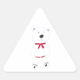 Pegatina Triangular Barry Bear Pegatinas triangulares