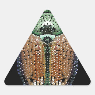 Pegatina Triangular Beetle japonés