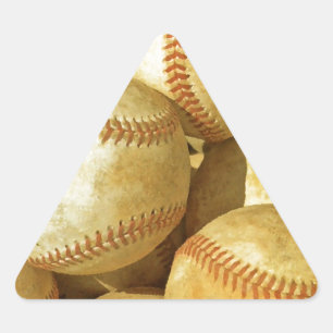 Pegatina Triangular Béisbol