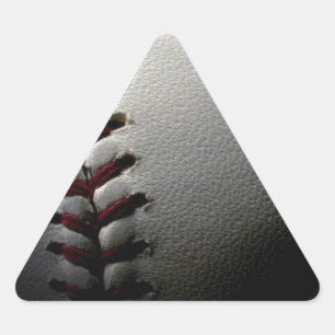 Pegatina Triangular Béisbol de primer orden