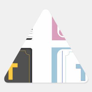 Pegatina Triangular biblias