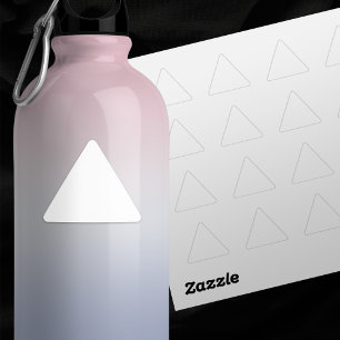 Pegatina Triangular Blanco claro Pequeño conjunto de 20 Bodas en blanc
