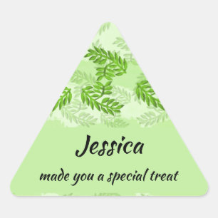 Pegatina Triangular Bonito deja regalo de cocina casera 