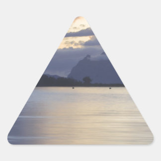 Pegatina Triangular Bora Bora Sunset.JPG