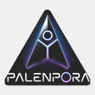 Pegatina Triangular Botones de Palenpora