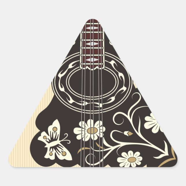 Pegatina Triangular Bouzouki (Anverso)
