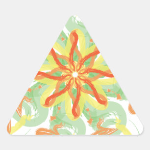 Pegatina Triangular Brote de pincel