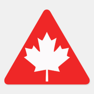 Pegatina Triangular Canada Established 1867 150 Years Style