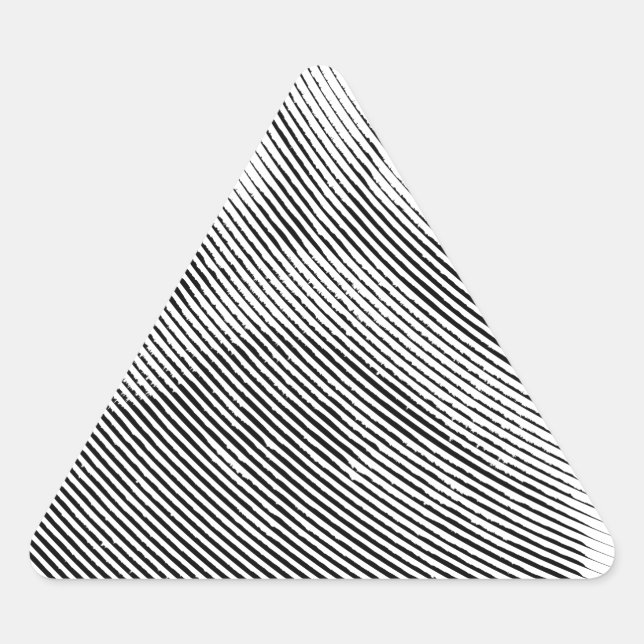 Pegatina Triangular Cara de pug (Anverso)