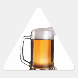 Pegatina Triangular Cerveza